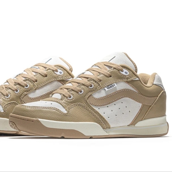 Vans Rowley XLT Lx Vintage Incense Men 11.5 Tan And White Leather Suede 092025 - Picture 2 of 11